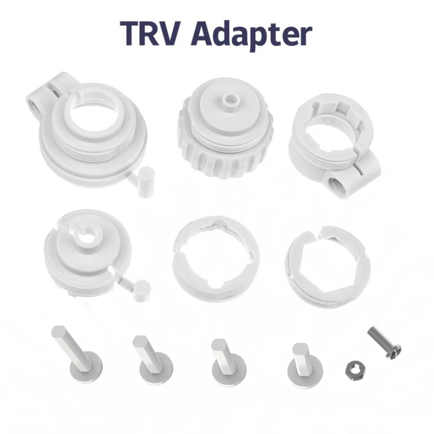 Adaptadores de válvula de radiador Tuya Zigbee, adaptador TRV de radiador WiFi, válvula termostática inteligente para M30 * 1,5 TRV602/TRV604/TRV601/TRV603: Default Title