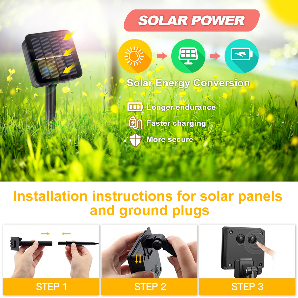 Solar Bubble Ball Gazonverlichting Outdoor Garden Pilot Light String voor Gazon Patio Camping Verjaardag Gazon Decor Decoratie Verlichting