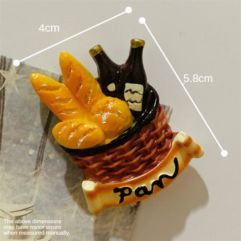 Creatieve Cartoon Voedsel Magneet Fruit/Ei/Koffie Leuke Koelkast Magnetische Stickers Foto Magnetische Sticker Home Decoraties