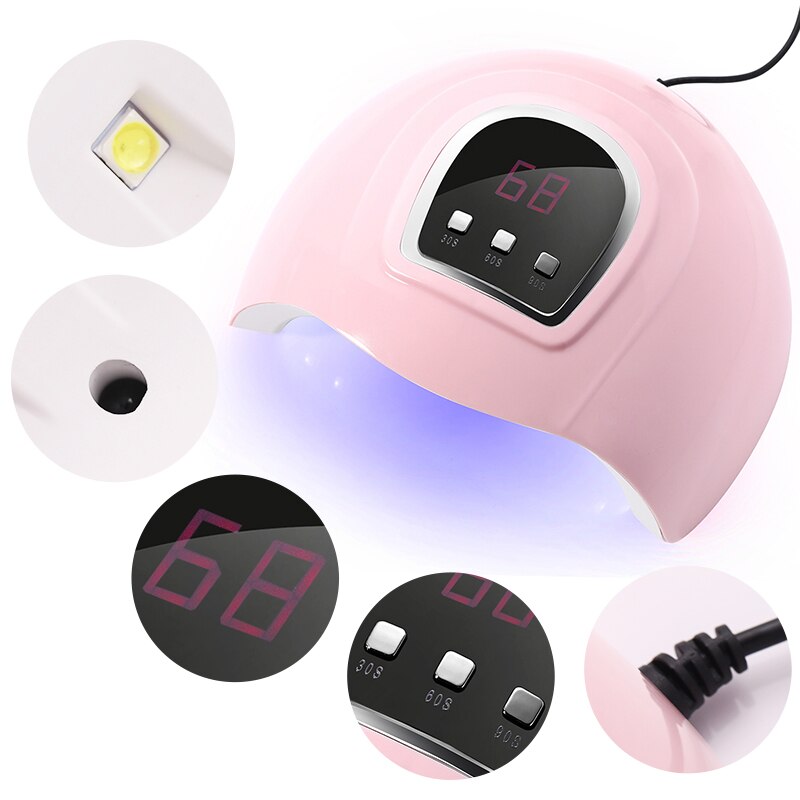Sun  x5 plus  x5 max uv led lampa för naglar torktumlare 80w led lampa för manikyr uv lampa för gel nagel lampa torklampa för gel lack