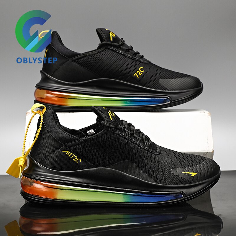 OBLYSTEP-zapatillas de deporte Air Cushion para hombre, Tenis informales de malla transpirable, para caminar, Max 720