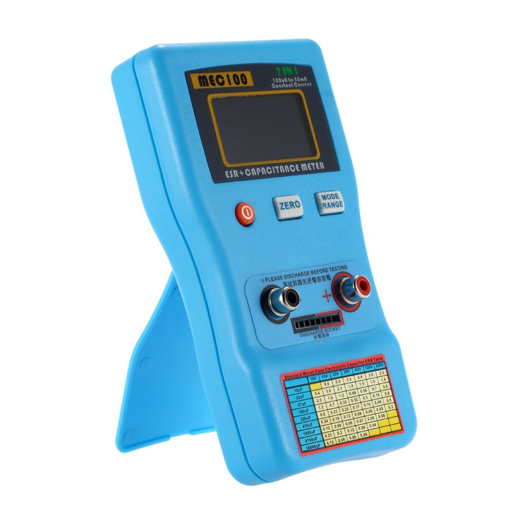 Candeon M6013 Capacititeitsmeter - Auto variërend Capaciteitsmeter 5-cijferige Lezingen Automatische Waaier 0.01pf aan 470mf Condensator Tester 2 Modi