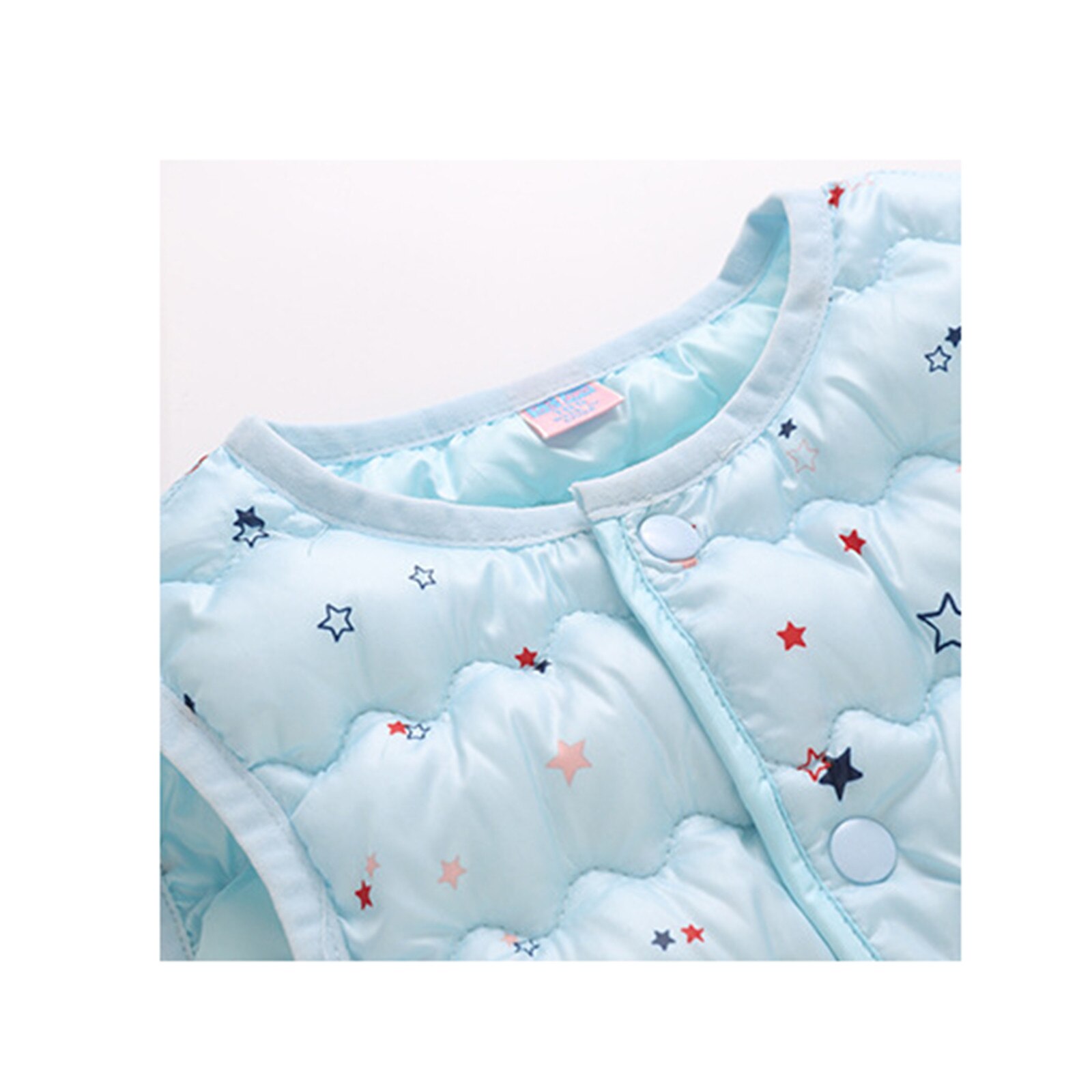 Stars Print Baby Jas Vesten Peuter Jongens Meisjes Mouwloze Outdoor Vest Uitloper Outfits Baby Winter Warme Kleding