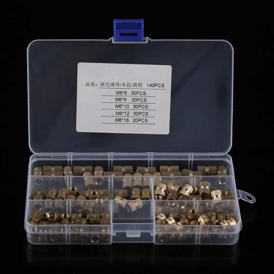 Messing Moer Duurzaam Moer Messing Moer Messing Gekartelde Moer Voor Prints Projecten