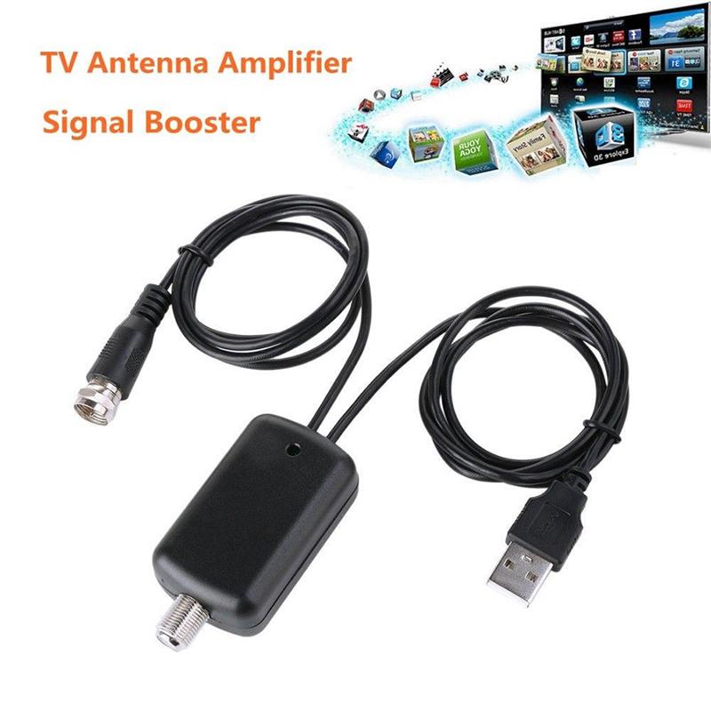 Amplificateur de Signal TV Atenna Booster Installation facile 25DB numérique HD pour antenne de télévision par câble Fox canal HD à faible bruit