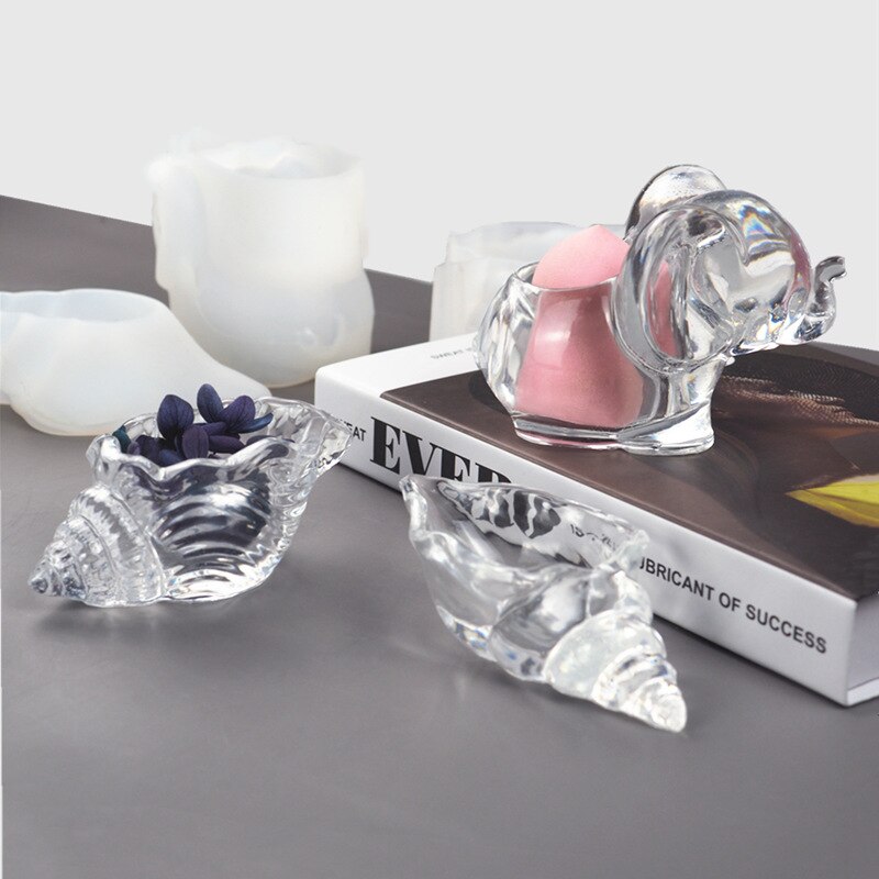 Schattige olifantvormige bloempot, betonnen mal, siliconen mallen voor cement, diy, plantenbak, mal van klei, epoxy gipsmal