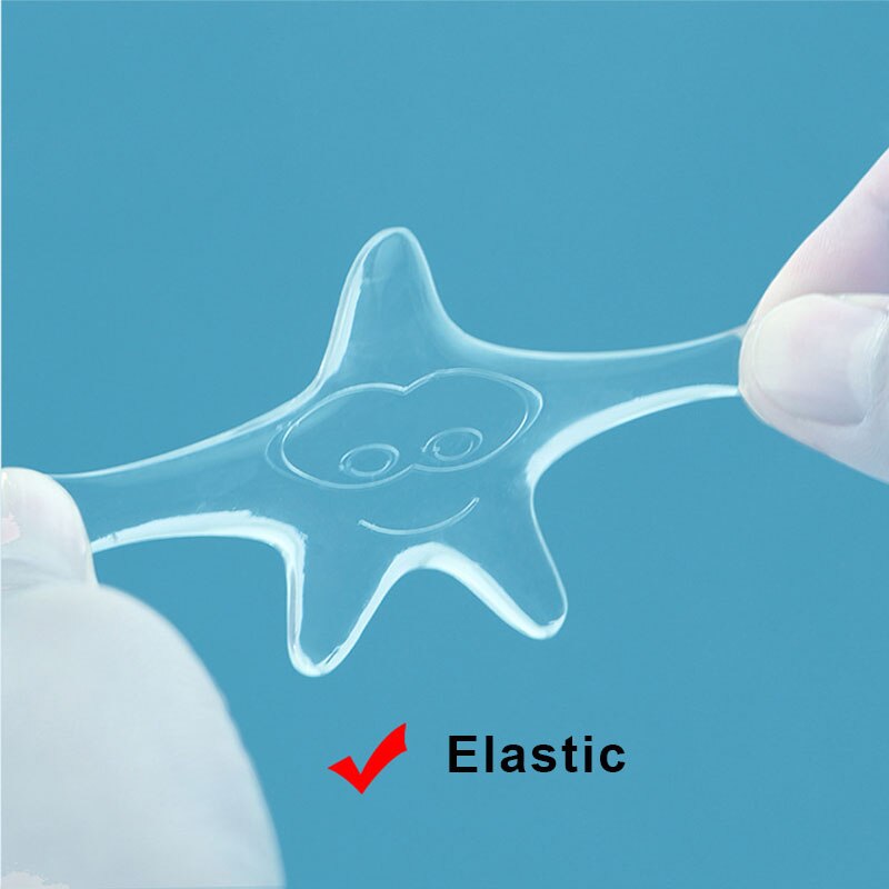 Poignée de porte anti-choc de sécurité, Protection murale transparente en PU, Protection des murs, étoile de mer, tendance butées de porte: Starfish