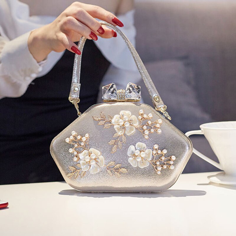 Zzslhl Vrouwen Elegante Handtassen Avondtassen Bloem Handtassen Dames Mode Handtassen