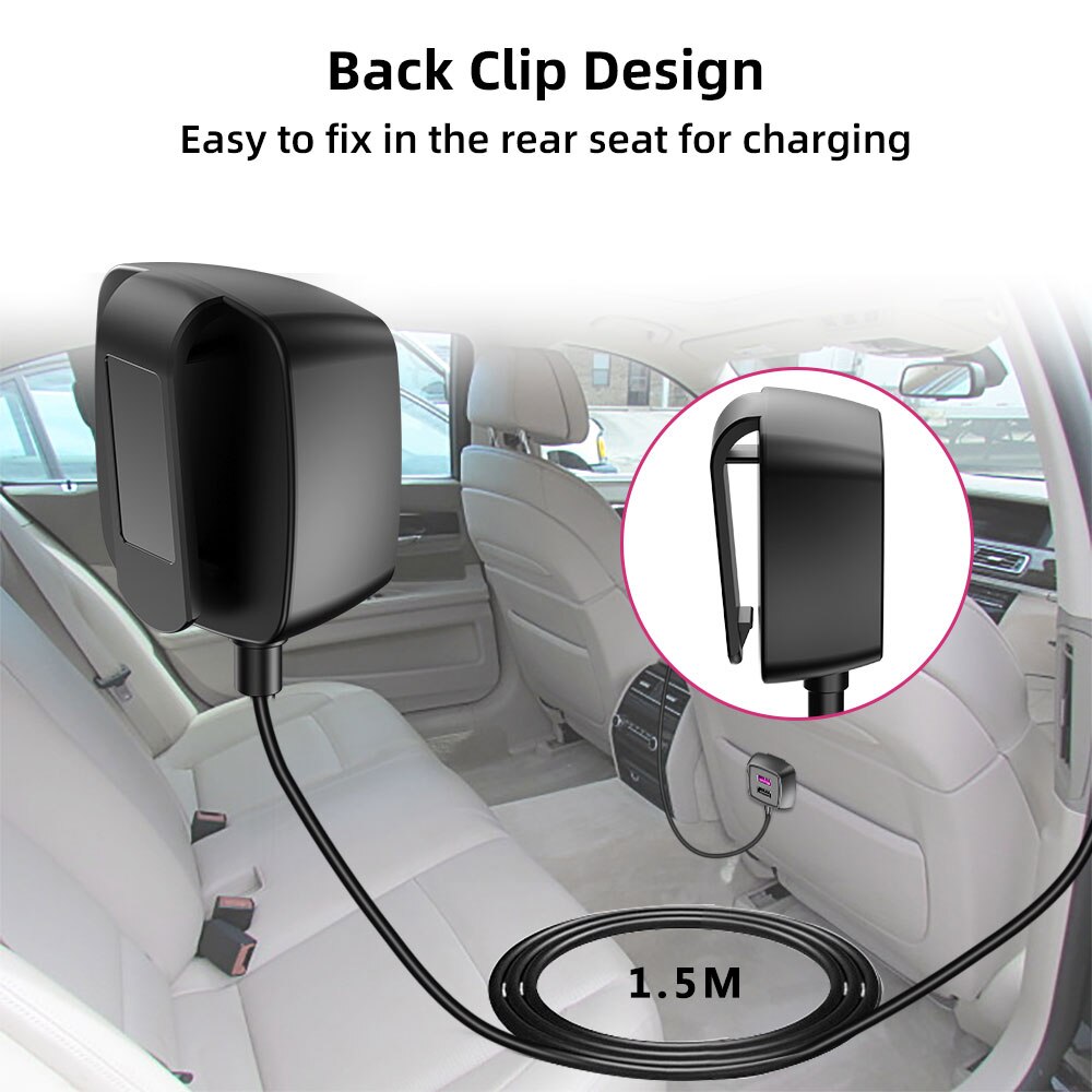 Deelife autolaturi usb pikalataus 3.0 qc 60w 4 portti nopea etu takapenkille takapenkille autojen lataussovitin matkapuhelimelle