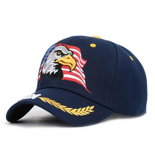 ajustable 1 Uds gorra deportiva para exterior Unisex bandera de EE. UU. Gorra de béisbol patrón de águila Casual sol Golf gorra de camionero perfecto: 3