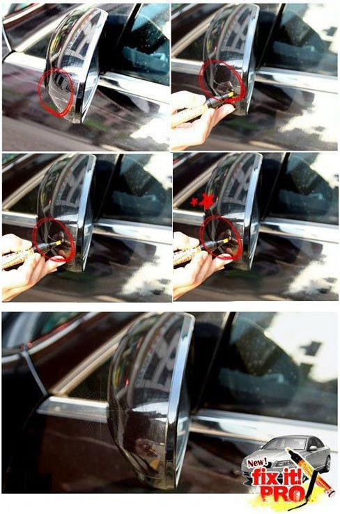 Bilmaleri pen fix it pro clear coat ansøgning til bil ridse remover fyldstof sealer aktiveret klar
