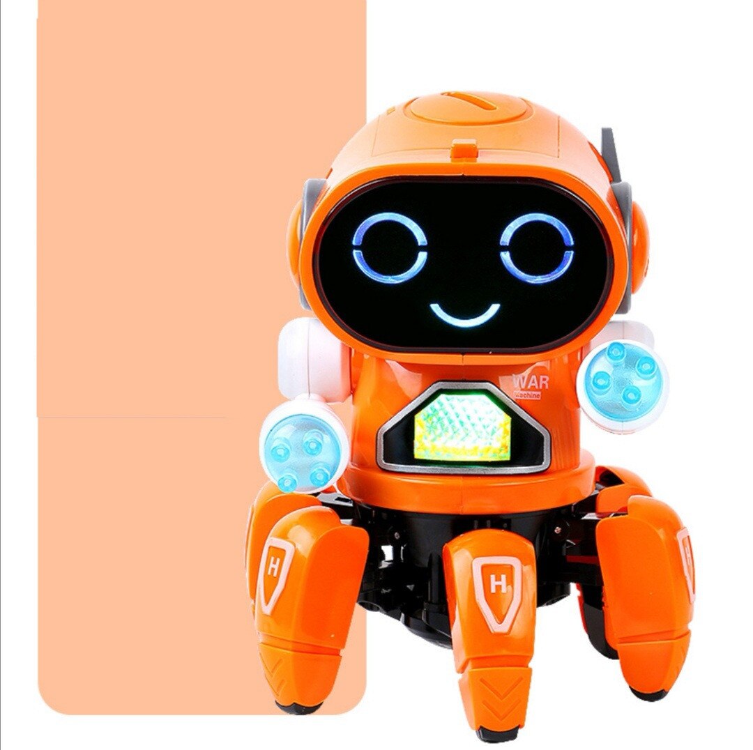 Intelligent Jouet de Danse Robot Six Griffes Danse Robot Intelligent LED Musique Nina Robot Jouet Pour Enfants D'anniversaire: JQRLZY03