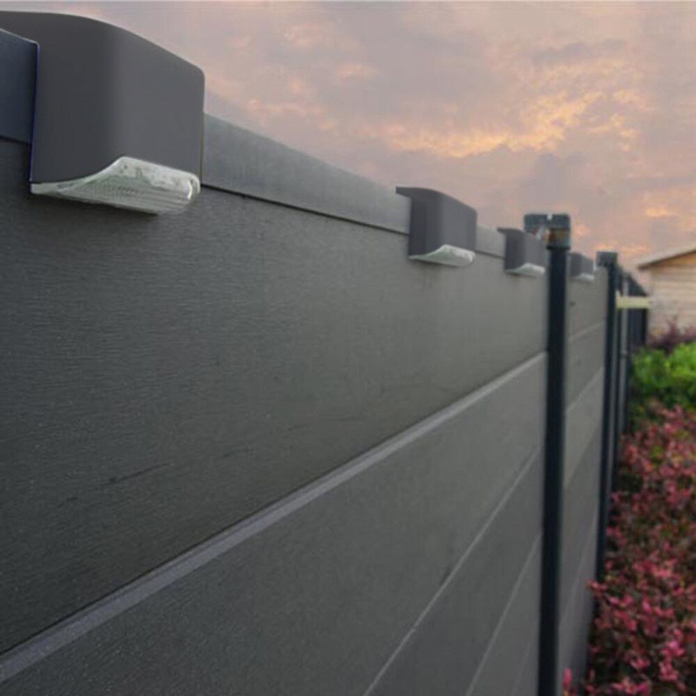 Waterdichte Solar Stap Led Trap Verlichting Reling Lichten Outdoor Security Verlichting Voor Tuin Hek Patio Paden Loopbrug (