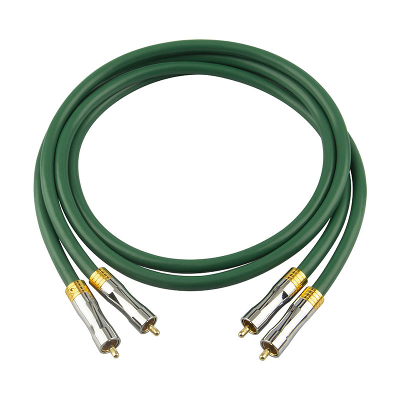 MCINTOSH 4N oxygen-free copper RCA audio cable stereo hifi 2 rca listen 2 rca silver plated cable