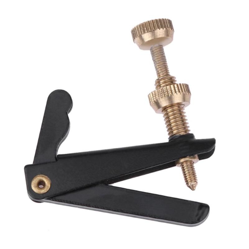 1pc 1/2 violonchelo de 4/4 sintonizador fino de oro tornillo violonchelo gancho de cadena instrumento Musical accesorios para violonchelo negro