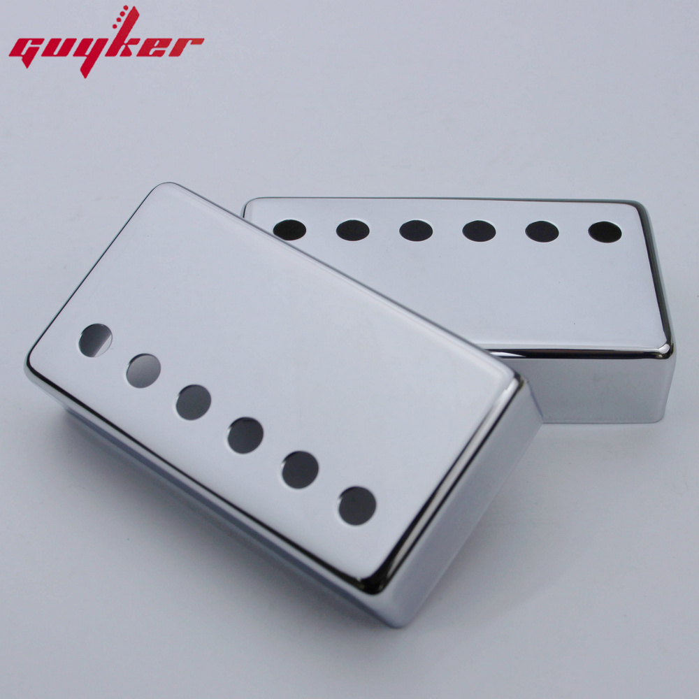 1 Juego de cubiertas para pastilla de guitarra Humbucker, Material Cuproníquel para piezas de guitarra LP 50 52MM