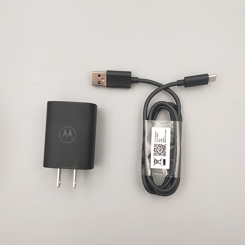 12v 1.5A caricabatterie rapido Turbo Power 18w adattatore rapido cavo dati USB C per Motorola Moto G/G5 Plus/G9/Edge +/Edge S 5G/z3 Sony OPPO: charger and cable
