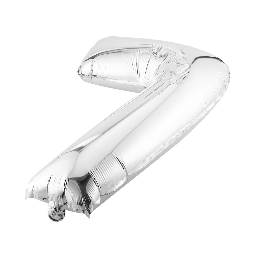 40 Inch Gold Silver Numbers Foil Balloon Digit Air Mylar Ballons Birthday Party Wedding Decoration Event Party Supplies