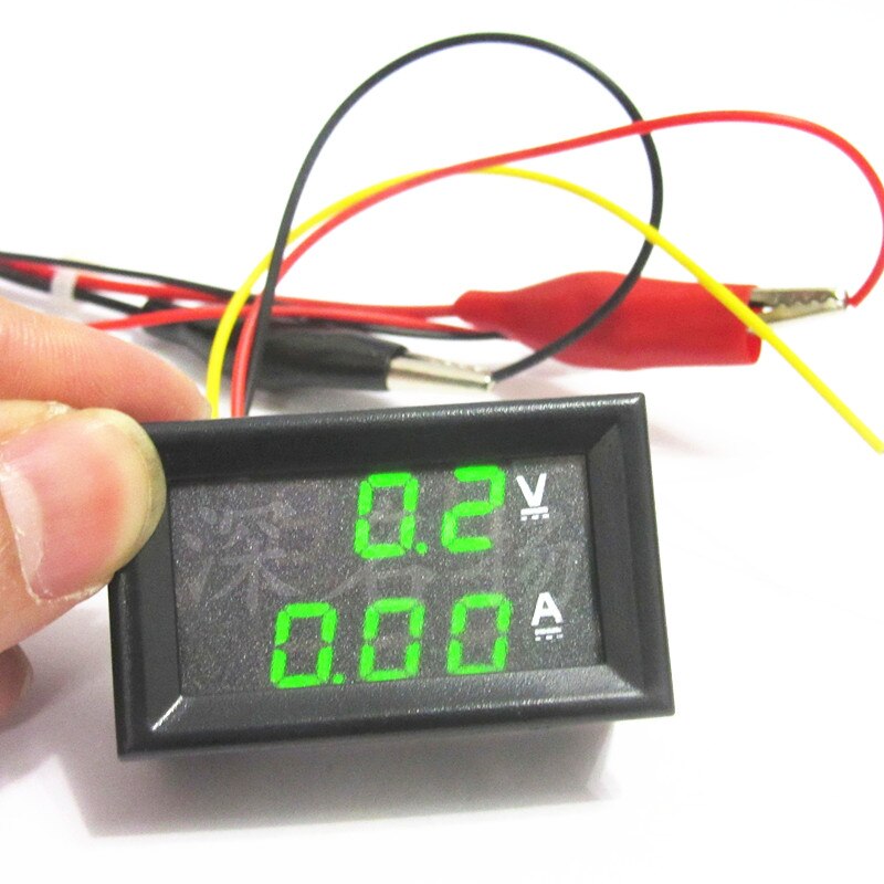 0.28inch LED Digitale Voltmeter Ampèremeter DC 100V 1A 10A 50A 100A Volt Ampere Meter Amperemeters/ ampere meter