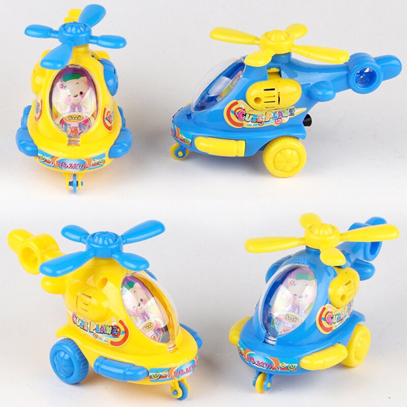 1pc baby favorit tegneserie dyr afvikle legetøj helikopter urværk klassisk legetøj