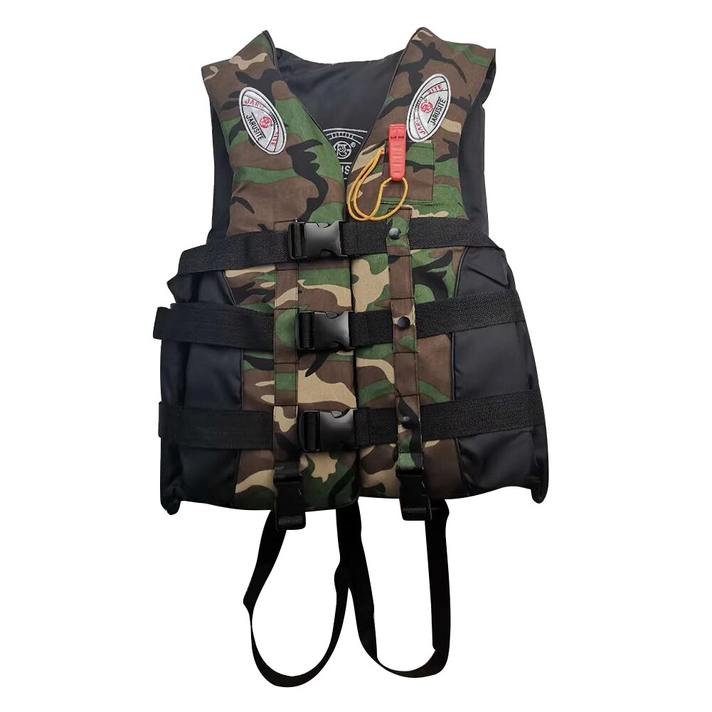 Snorkeling Boating Drifting Life Jacket Water Sports Safety Fishing Surfing Swimming Buoyancy Life Vest for Kids Adults Red: Army Green / XXXL