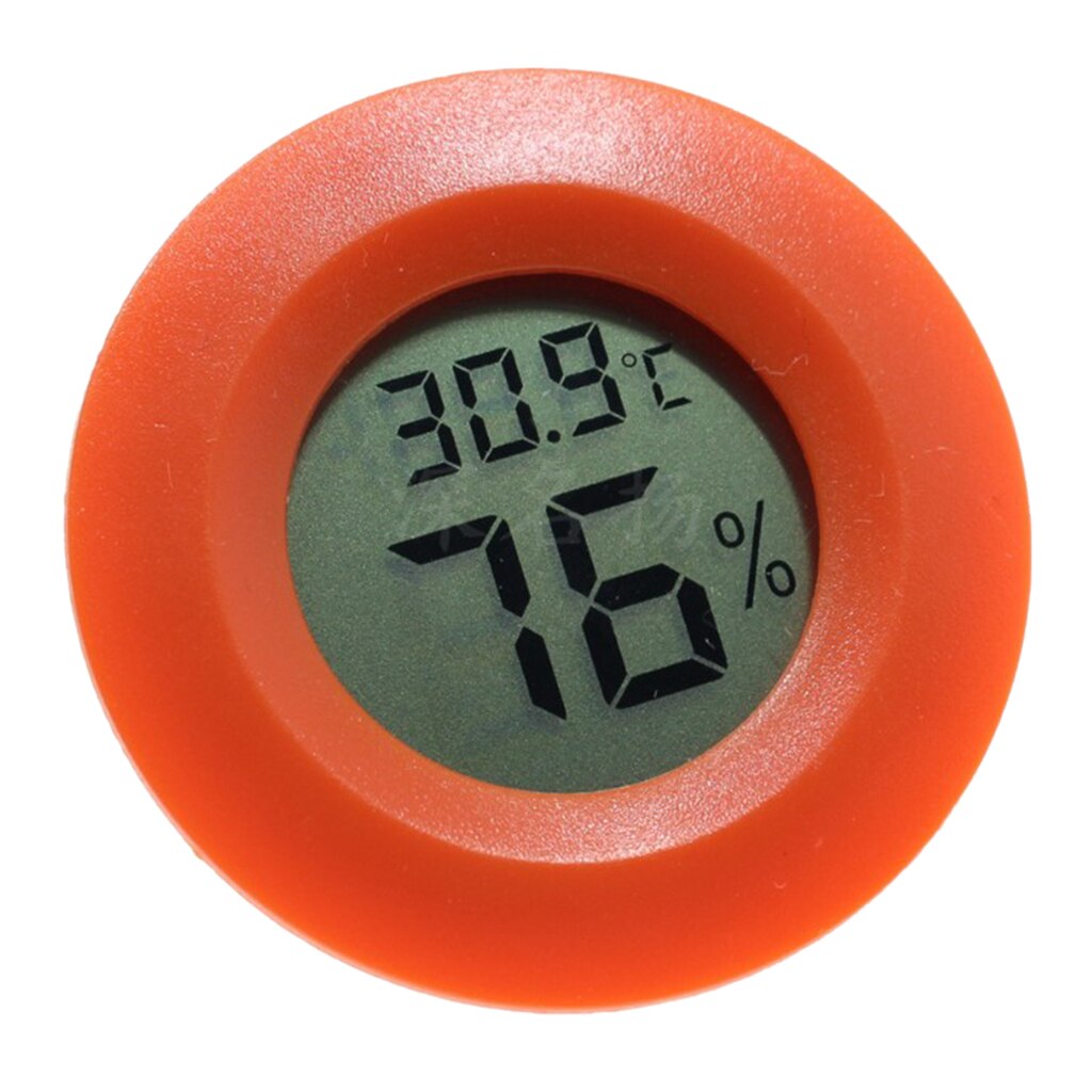 Reptile Thermometer Humidity Hygrometer For Reptile Snakes Tank Vivariums: Red