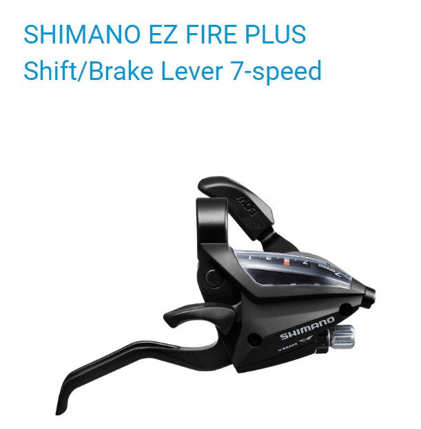 Shimano-ez FIRE PLUS-palanca de cambio/freno-Tamaño de palanca de 2 dedos-8 velocidades