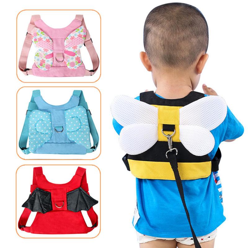 Cuerda de tracción antipérdida para niños, arnés de seguridad con dibujos animados para llevar bebés y niños pequeños, cinturón para caminar, Asistente para caminar, Reino Unido
