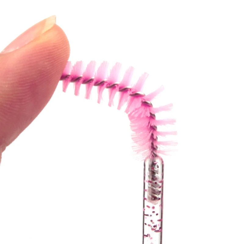 5/25/50pcs Mascara Wands Applicator Cosmetics Eyelash Brush Comb Crystal Eyelash Brushes Makeup Beauty Eye Brush