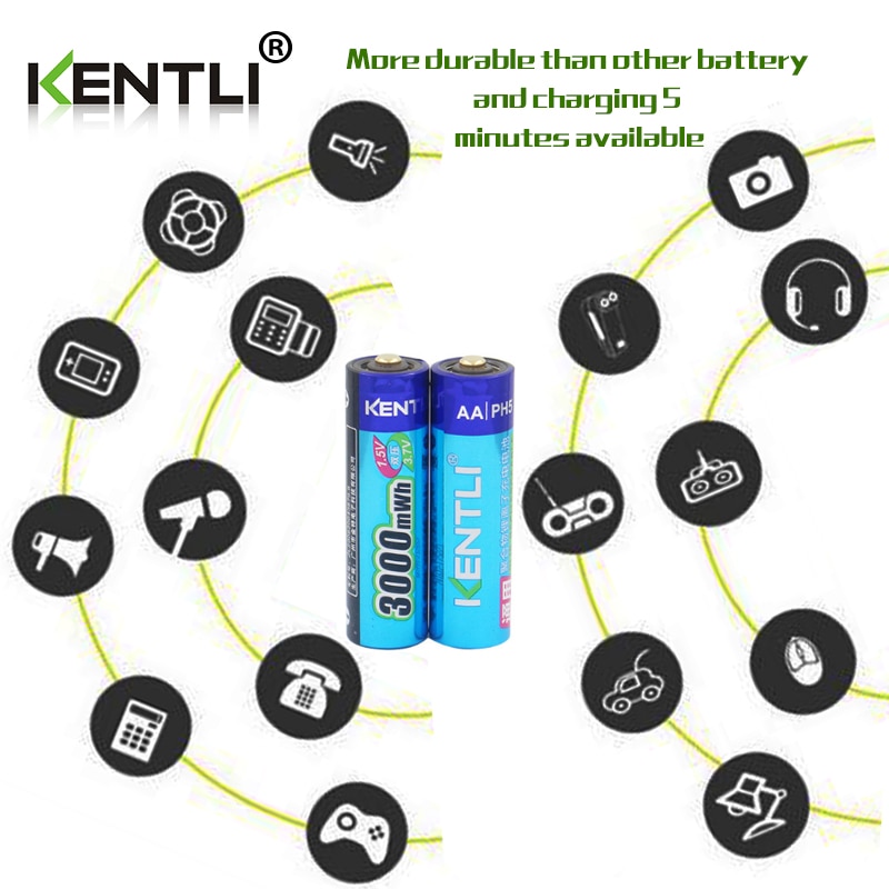 8pcs 1.5v 3000mWh no memory effect aa rechargeable Li-polymer li-ion polymer lithium battery + 4 slots USB Charger
