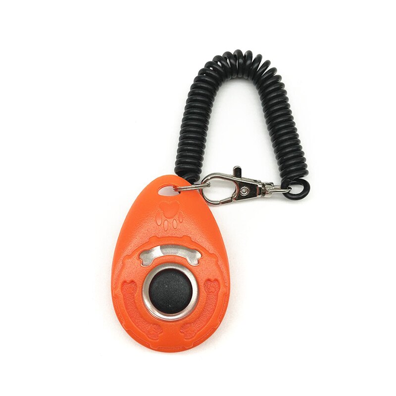 Hondenklikkerspeelgoed, huisdiertraining clickers, gehoorzaamheidstraining hondentrainer, duurzaam,  p7- ding: Oranje