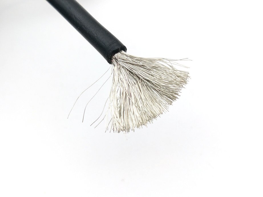 3000V 14AWG 10M BLACK Silicone Wire Flexible Stranded Copper Cable