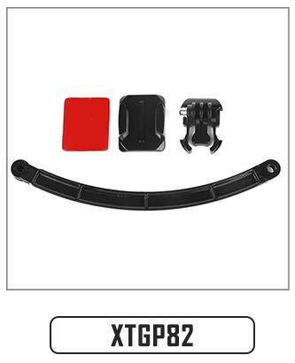 Kit de bras d'extension de casque de tir avec autocollant de Base de Surface et vis pour GoPro Hero 8 7 6 5 Yi SJ CAM Eken h9 accessoire de caméra d'action: Type 2