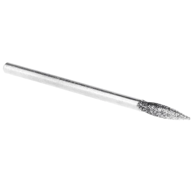 Juego de fresas de diamante con vástago de 30 Uds. De 3mm con caja para amoladora eléctrica Dremel, accesorios de herramientas eléctricas, herramientas abrasivas
