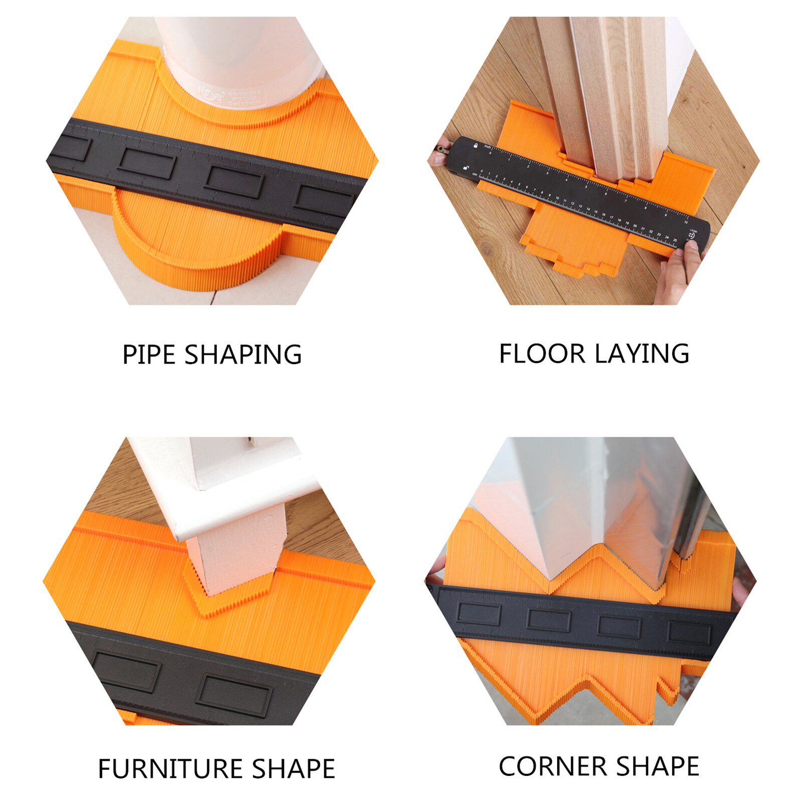 10 Inch Contour Measuring Instrument Shape Replicator Contour Measuring Tool With Lock