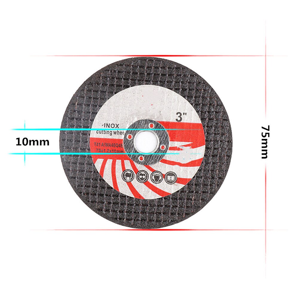 10 Pcs Mini disco da taglio circolare in resina mola per lucidatura 75mm per accessori smerigliatrice angolare
