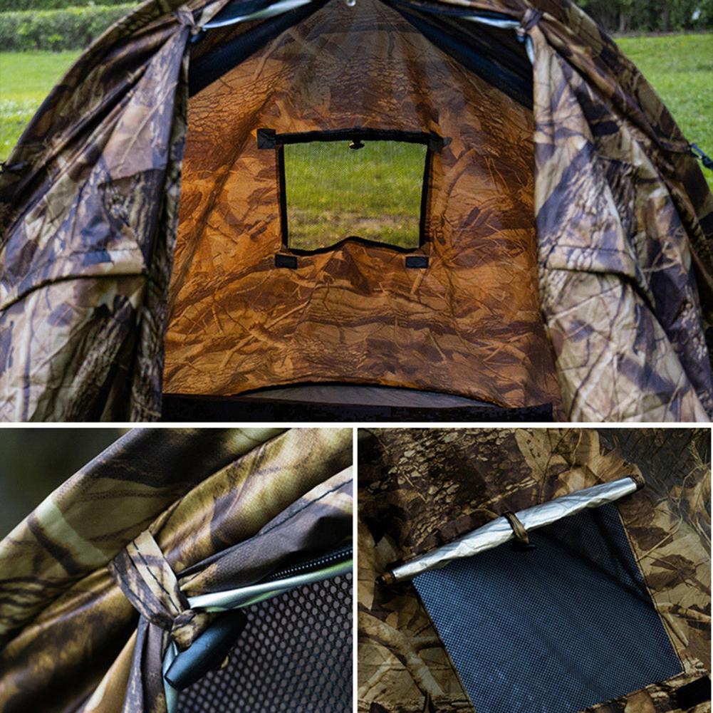 80% Hotcamping Tent Draagbare Waterdichte Polyester Opvouwbare Automatische Popup One-Man Tent Voor Buiten