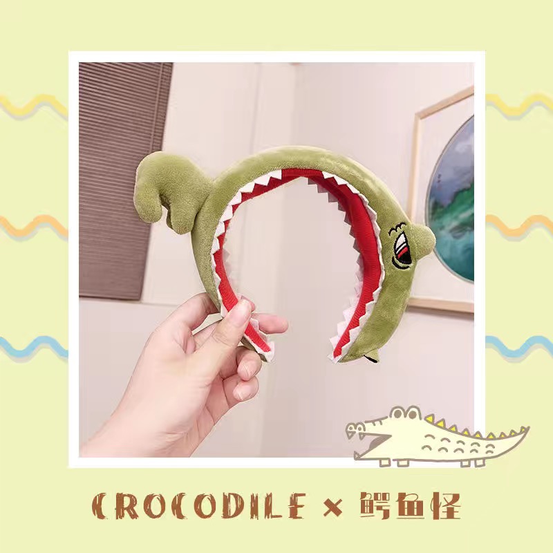 Funny hair band wash face headband makeup selfie hair accessories artifact girl headdress: Mint Green