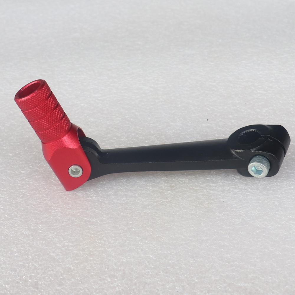 Folding CNC Aluminum Gear Shift Lever Gear Shift Lever For Kayo T2 T4 T4L ATV Dirt Bike Pit Bikes Gear Lever Motorcycle: red black