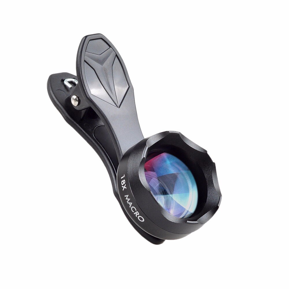 APEXEL-lente Macro de fotografía para teléfono móvil, lente Universal HD 18X para iPhone 6, 7, Xiaomi, Android e IOS: Default Title