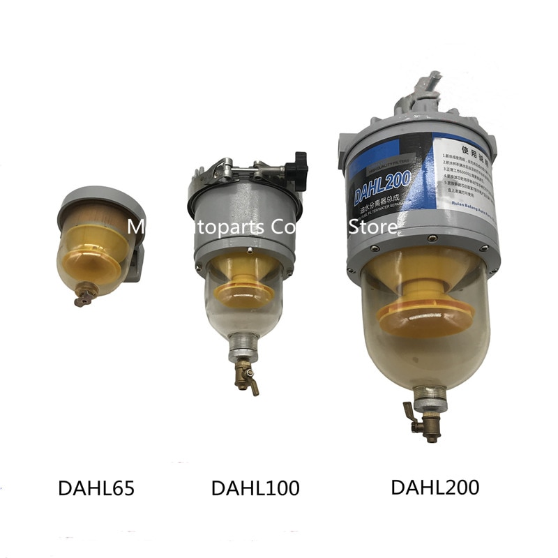 DAHL65 DAHL100 DAHL200 Fuel Filter Assembly For Boats 11030808152 FCO-2106 W30 Water Separator Bowl Diesel Generator Assembly