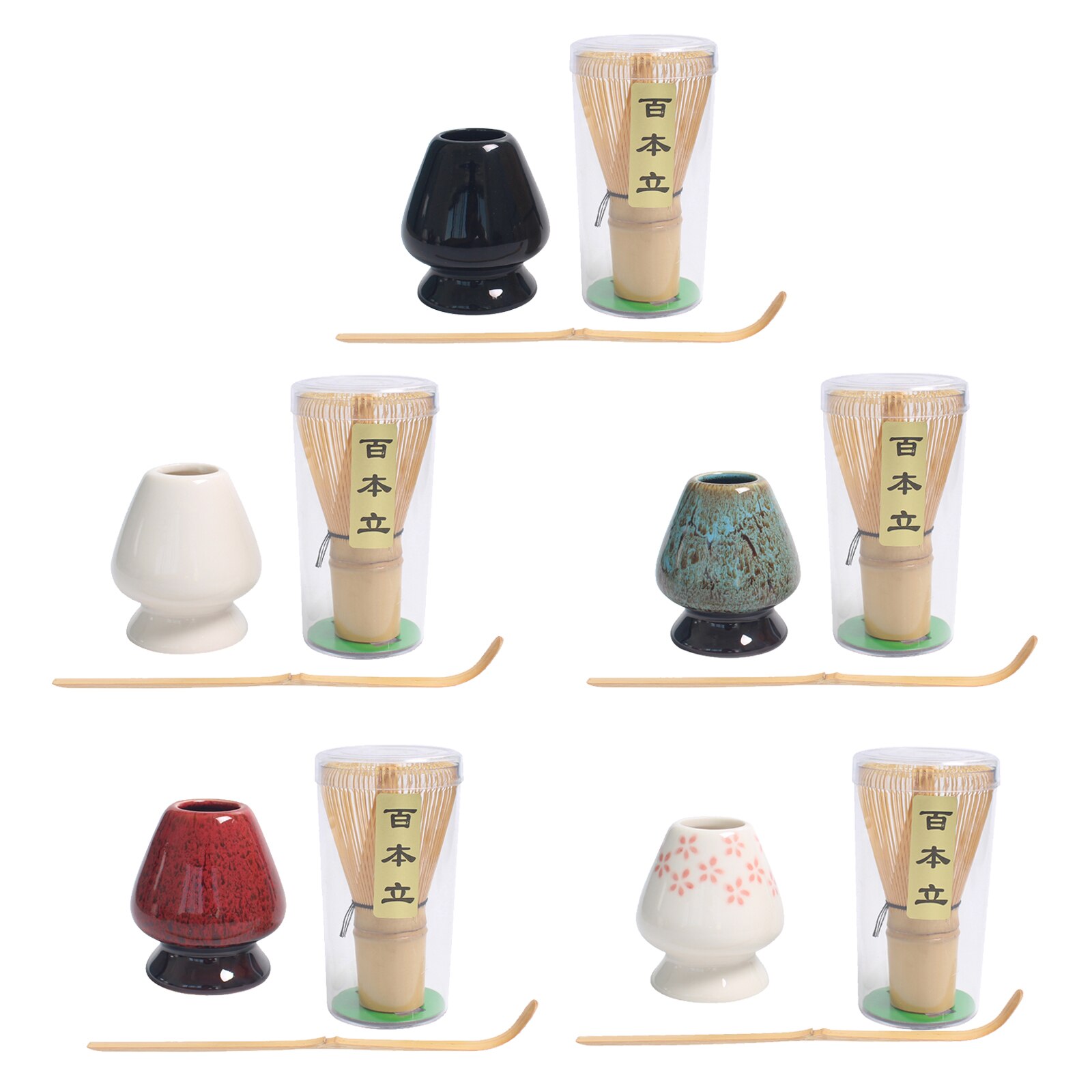 Allt-i- -1 traditionella matcha-teservisuppsättning utsökt matcha-ceremonistart