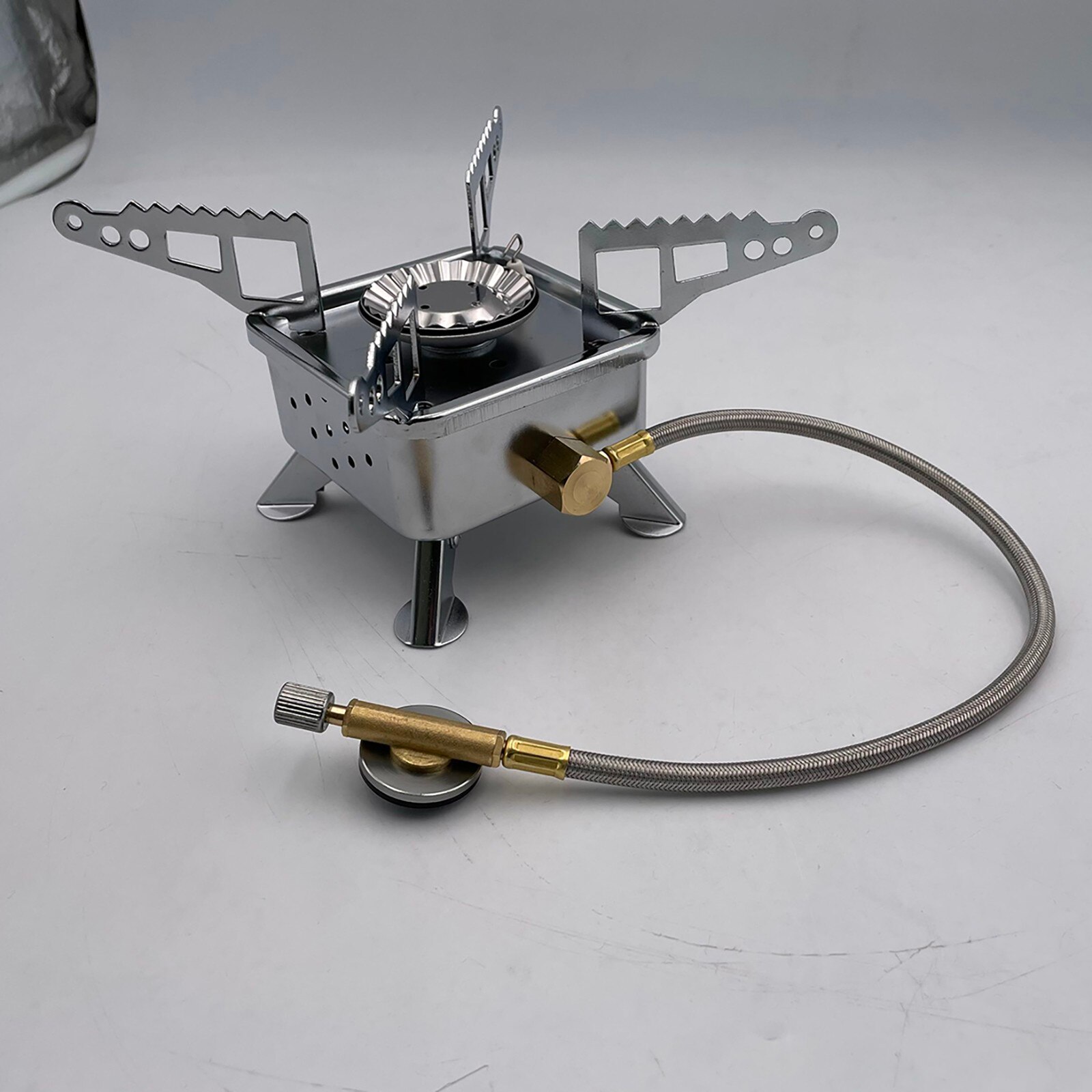 Outdoor Gas Stove Camping Gas Burner Folding Electronic Stove Hiking Portable Foldable Split Stoves Kitchen Grill#h3