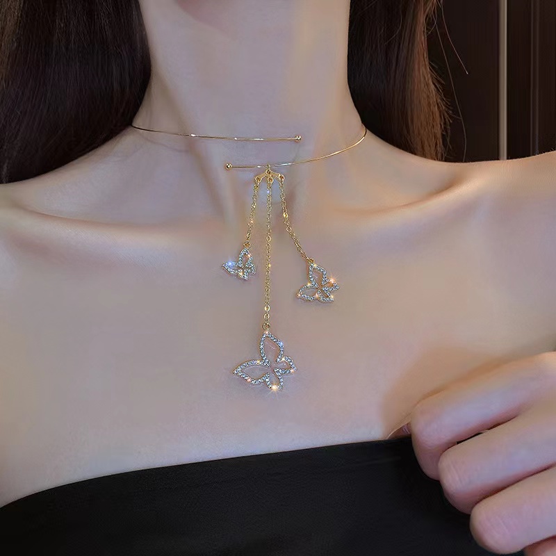 Trend Unique Delicate Chalcedony Tulip Pendant Necklace Women High Jewelry Party