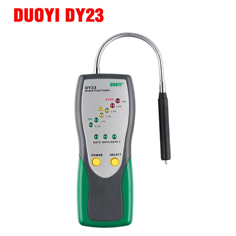 DUOYI-probador de líquido de frenos de coche DY23/DY23B, líquido de frenos automotriz, prueba precisa, verificación del contenido de agua, Universal del aceite, DOT 3/4/5: DUOYI DY23