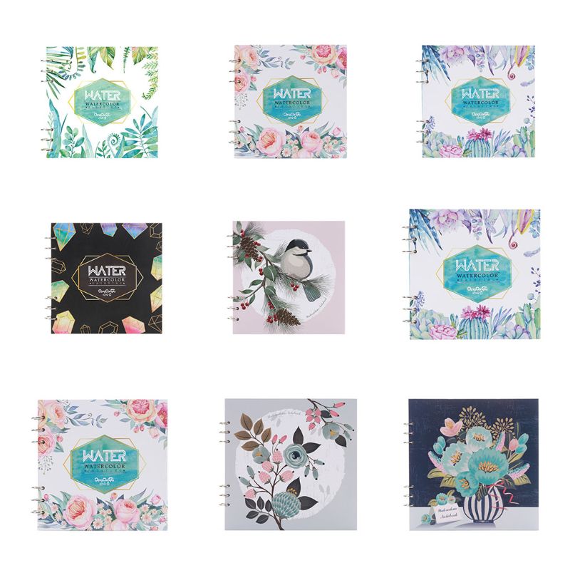 300g/m2 Watercolor Paper 20 Sheet Painted Water Color Painting Book K1AB