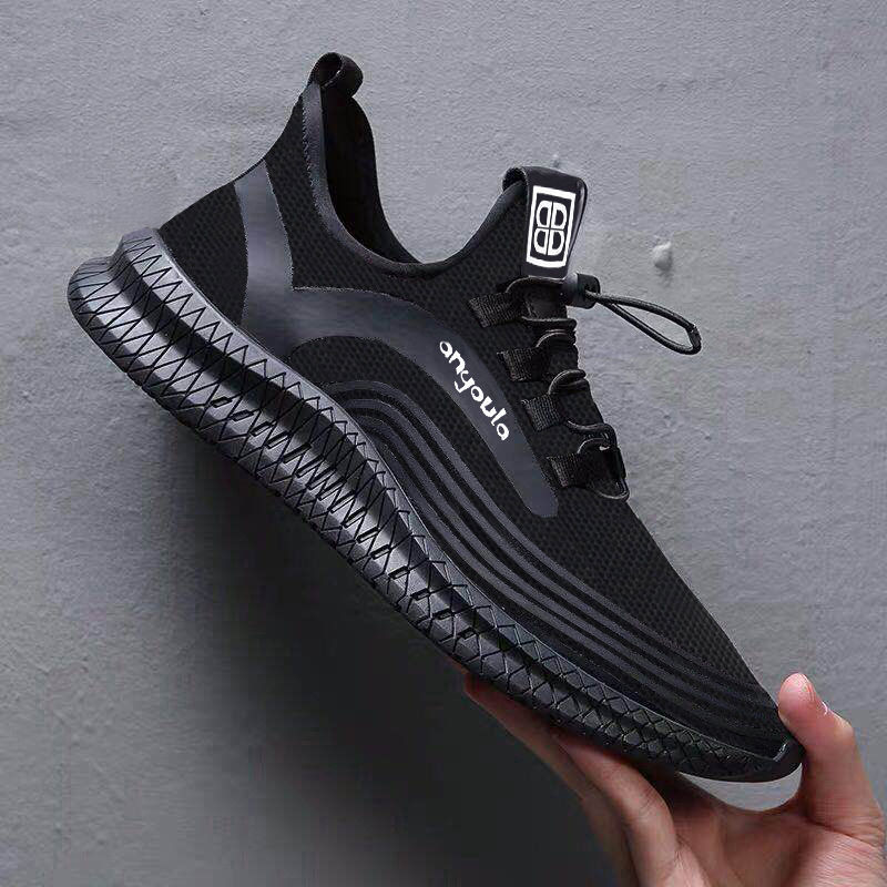 Løbesko til mænd sommer sportssko mænd jogging fodtøj udendørs letvægts åndbar mænd sko sok mænd sneakers