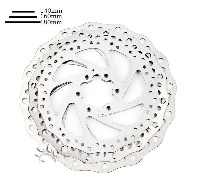 Bike Road Bike Bicycle Aluminum Alloy Mechanical Disc Brake Set Front & Rear Include 1pc 140mm160mm 180mm Centerline Rotor