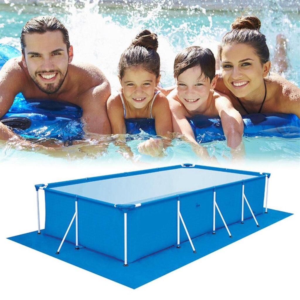 Rectangular Pool Floor Mat Swimming Pool Mat Dustproof Floor Fabric Carpet Cover For Outdoor Water Pool Fun Camping Bed Pad #R20