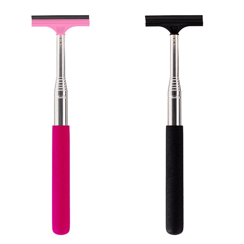 Portable Retractable Rear-View Mirror Wiper Quickly Wipe Water Mist Dirt Auto Car Mirror Glass Wiper Cleaning Tool